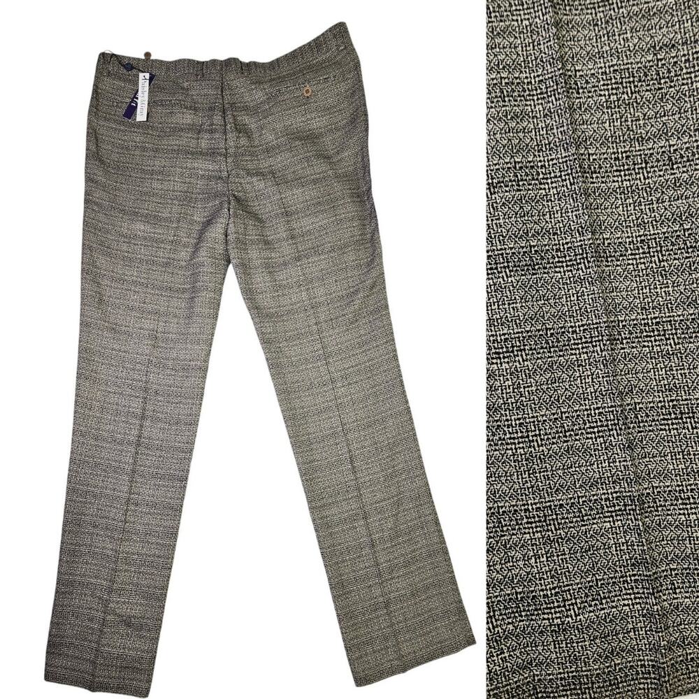 Paisley & Gray Black and White Patterned Chinos
